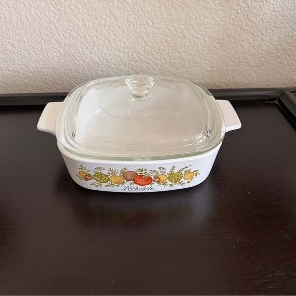 Corningware Other - Vintage CorningWare Spice of Life L’Echalote 1 Qt Casserole Dish with Lid A-1-B